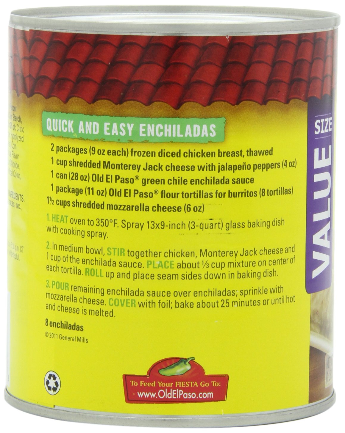 Old El Paso Mild Green Chile Enchilada Sauce, 28 oz (Pack of 6) Buy