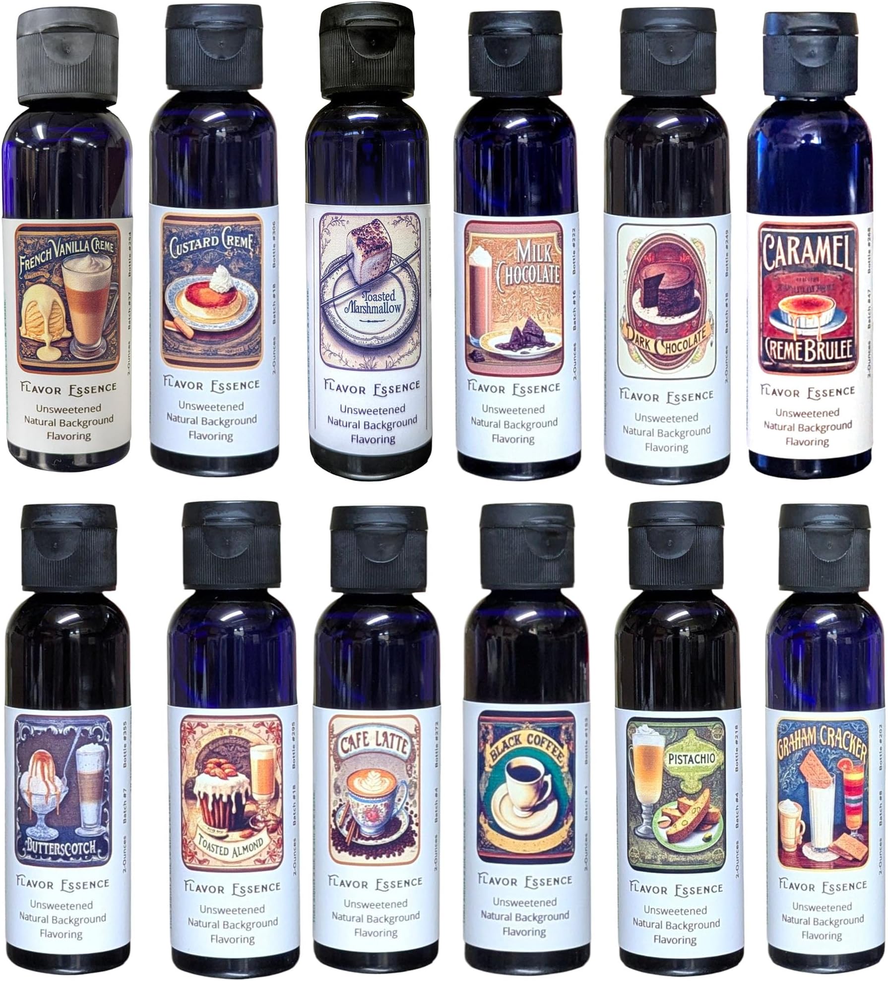 CHOCOLATE and CREMES CUSTOM CREATE PACK OF FLAVORS (5-bottles) by Flavor Essence