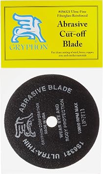 Gryphon Came Chop Saw Blade Ultra Thin Abrasive