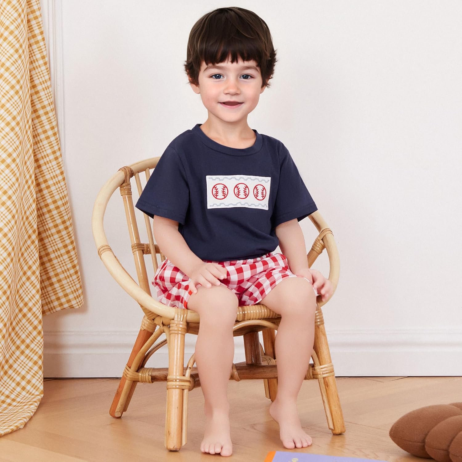 Madjtlqy Toddler Baby Boy Summer Clothes Short Sleeve T Shirt Top Casual Shorts Set Cute Infant Boys Shorts Set - Image 3