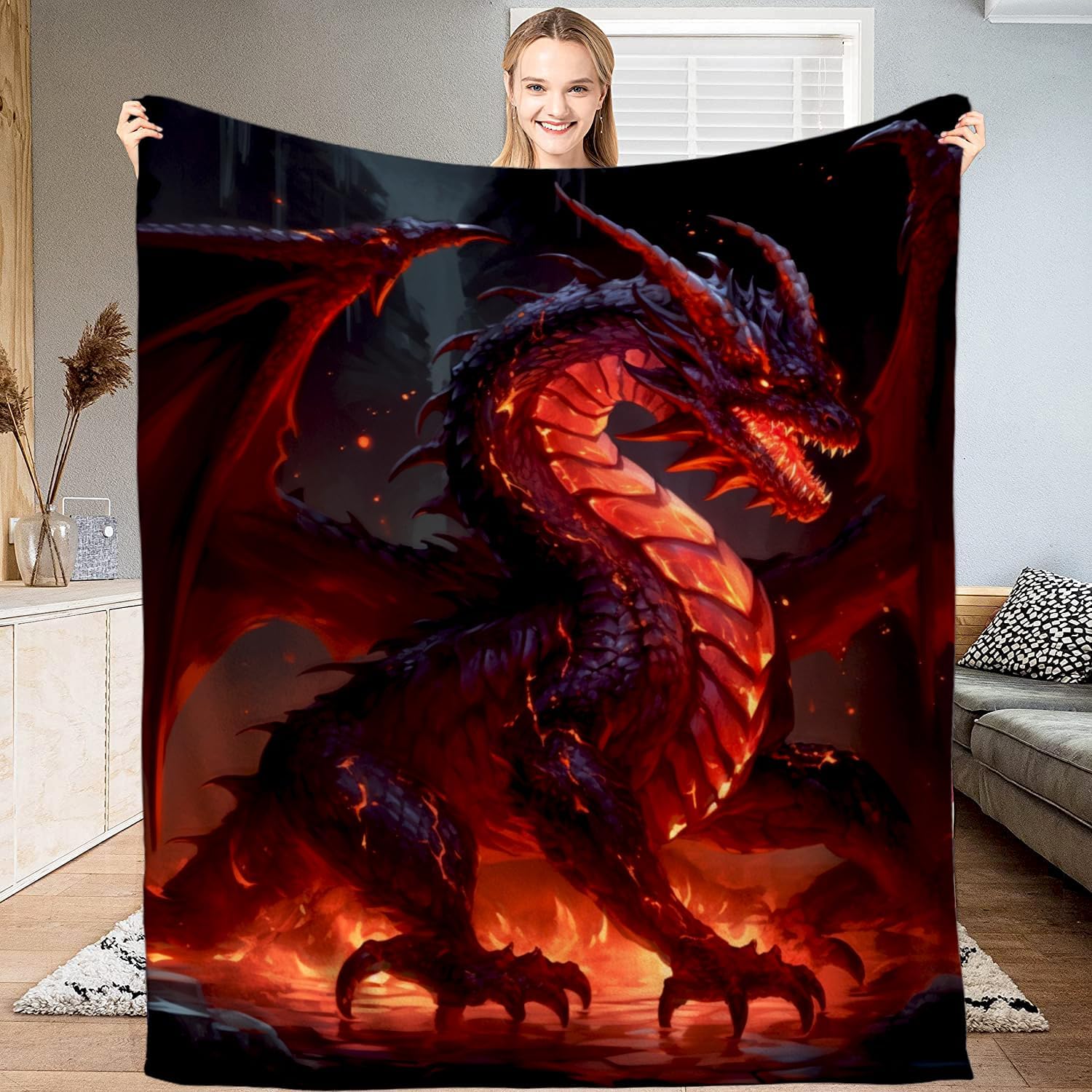 Dragon Blanket Green Dragon Blanket Full Size Dragon