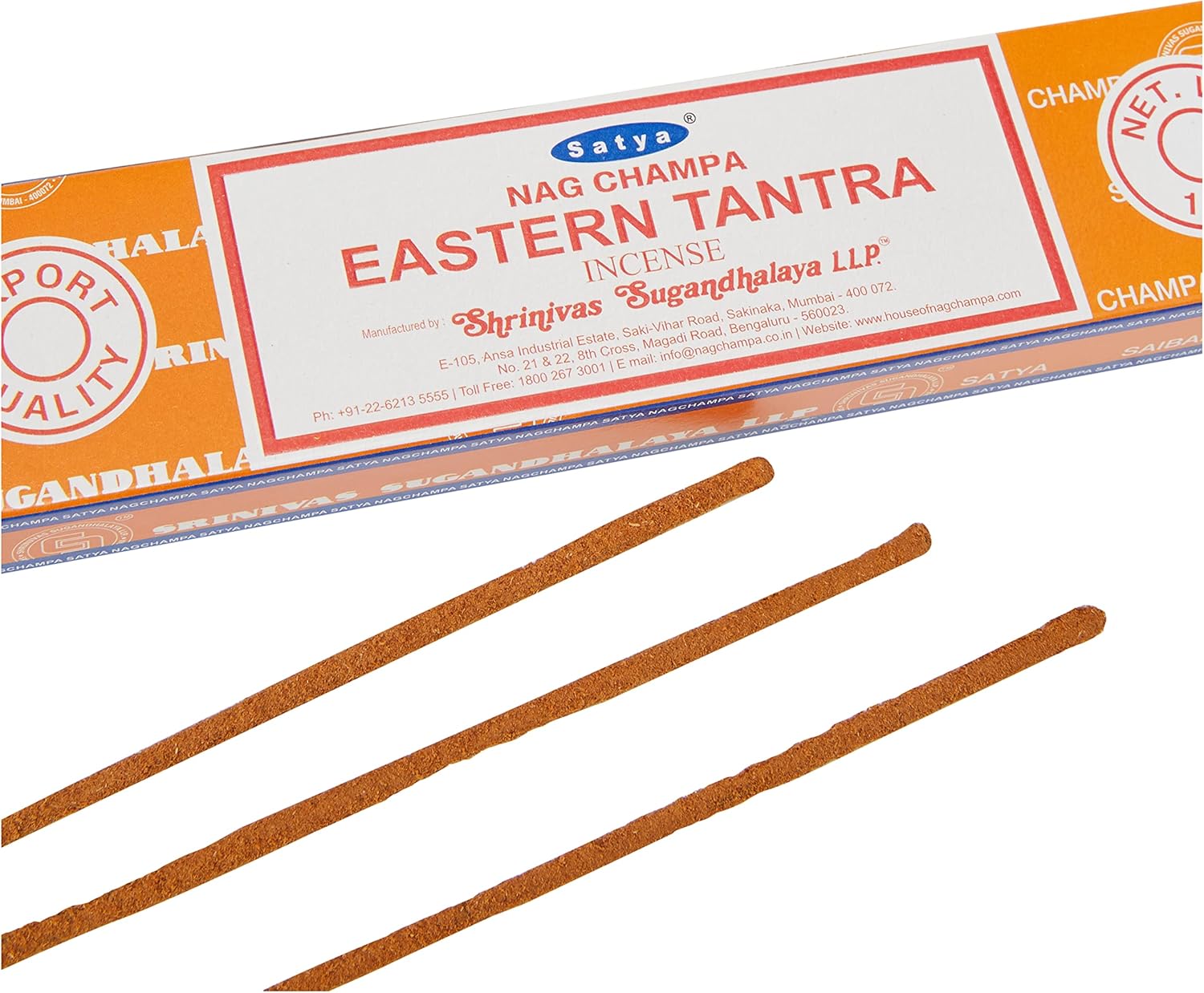Satya Incense Sticks, Black, Eastern Tantra