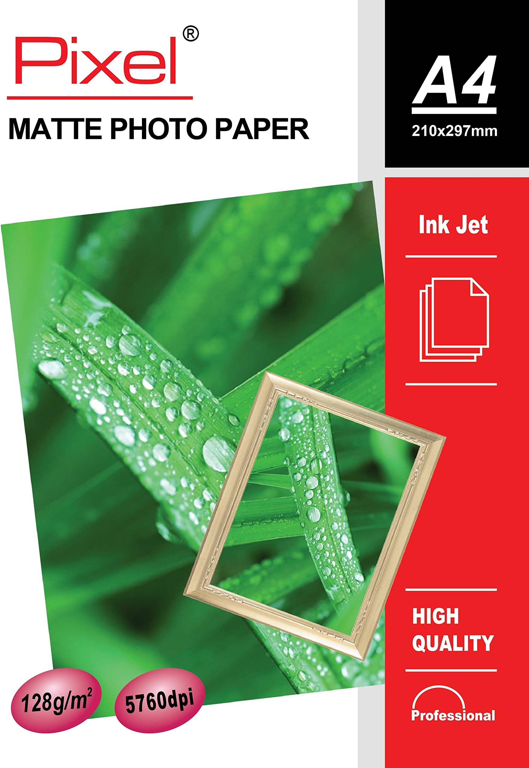 Epson A4 Matte Heavyweight Inkjet Paper (50 Sheets), White Amazon.co