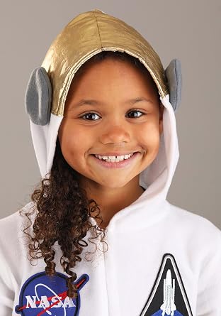 Kid's Astronaut Jumpsuit Costume - Unisex Child Space Suit Outfit - NASA Flight Suit Cosplay Costume