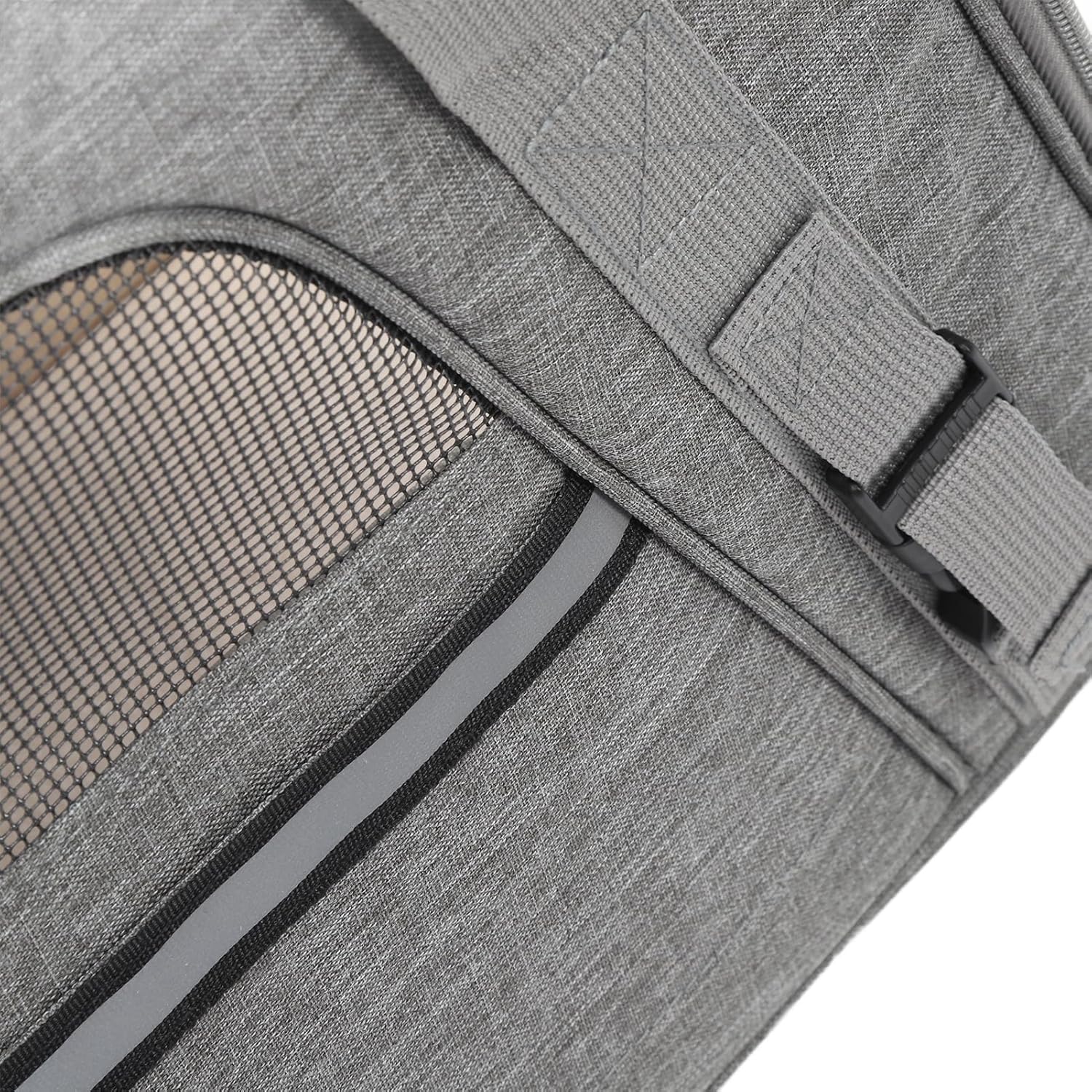 Large Capacity Dog Carrier Bag, Soft Sided Pet Travel Carrier, Breathable Space Capsule Design with Multi Functional Carry Options for Small Dogs and Cats