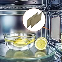 Vista 6 de MECCANIXITY Cubierta de guía de ondas para horno de microondas, placa de reparación de mica, placa de horno para cocina, 5.906 x 3.937 x 0.020 in