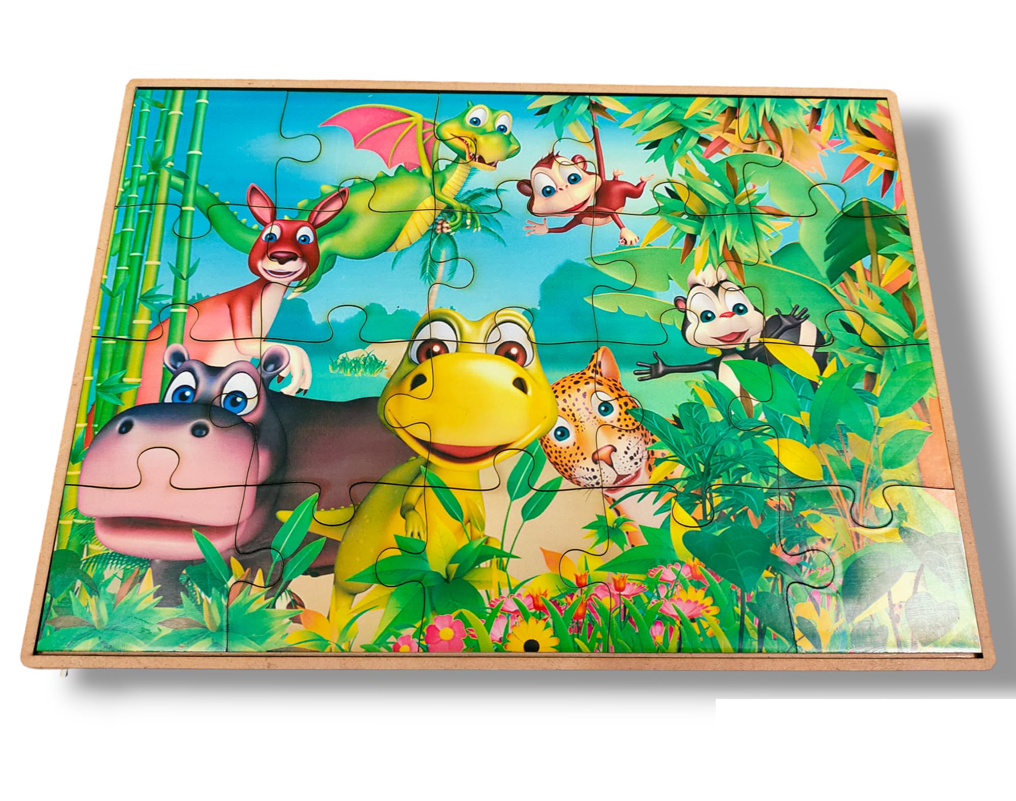 ROOT KRAFT Wooden Jigsaw Animal Puzzles Board for Kids (Wild Animals 2) (B0C89FC6N6) Amazon Price History, Amazon Price Tracker