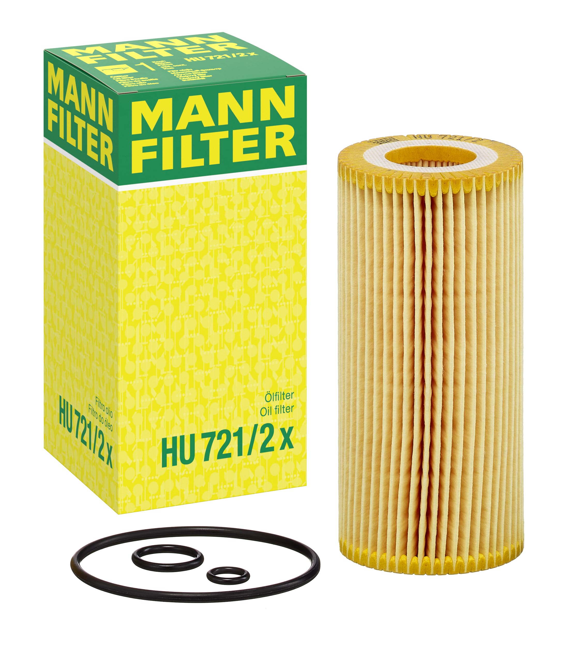 2x ✅Fits MANN HU 721/2 x OIL FILTER  ⭐UK Seller⭐