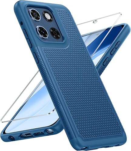 Miniatura 163 de FNTCASE Funda para Motorola Moto G-Power-5G-2024: funda protectora de doble capa resistente para teléfono celular a prueba de golpes con parte