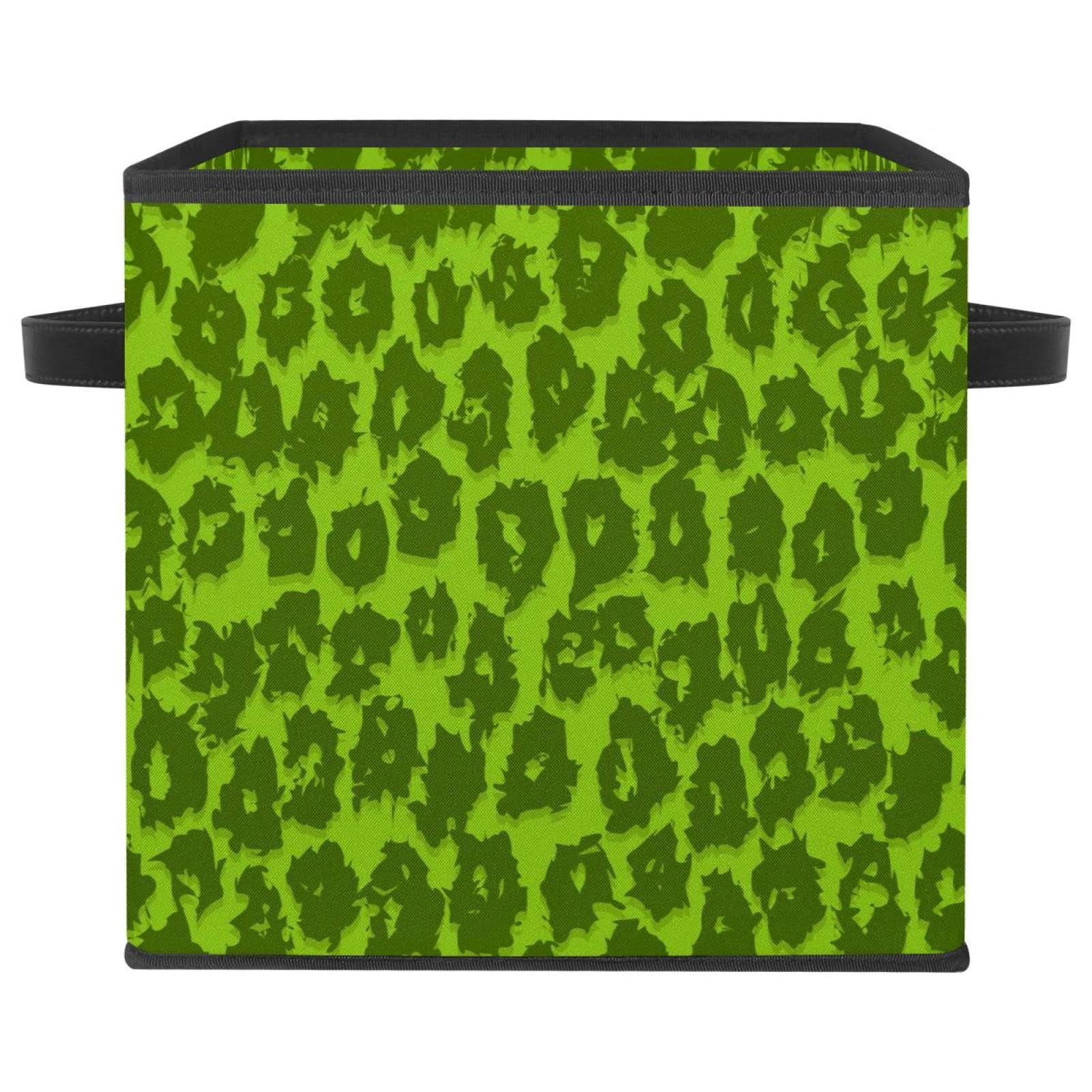 Panier de rangement pour placard organiser les vêtements avec style léopard