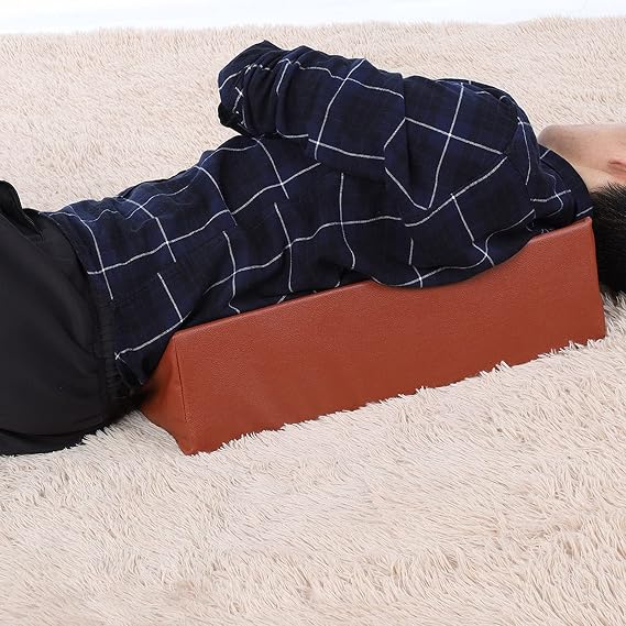 Bed Wedge Pillow Leg Elevation Back Lumbar Support Cushions Waterproof Pu Leather Cover Soft Foam Cushion Support Pillow Folerly Material Health