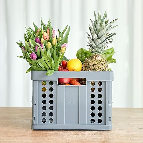 Miniatura 9 de CLAX® The Original | Fabricado en Alemania | Carros plegables funcionales multiusos | Carro plegable móvil | Carrito de almacenamiento | Carrito de