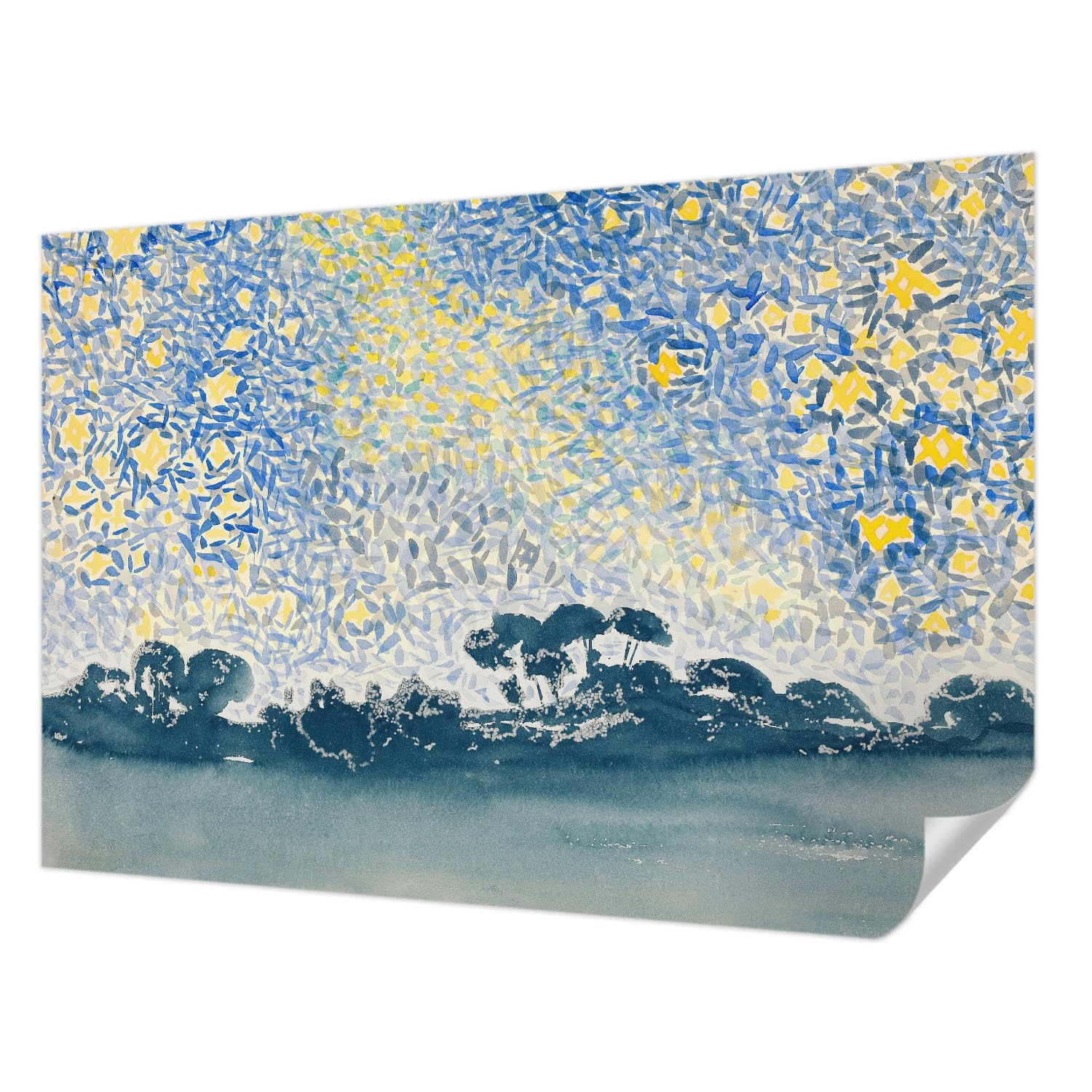 Papel parede autocolante 152x104 cm Tulup con diseño fotográfico de abstracción estelar