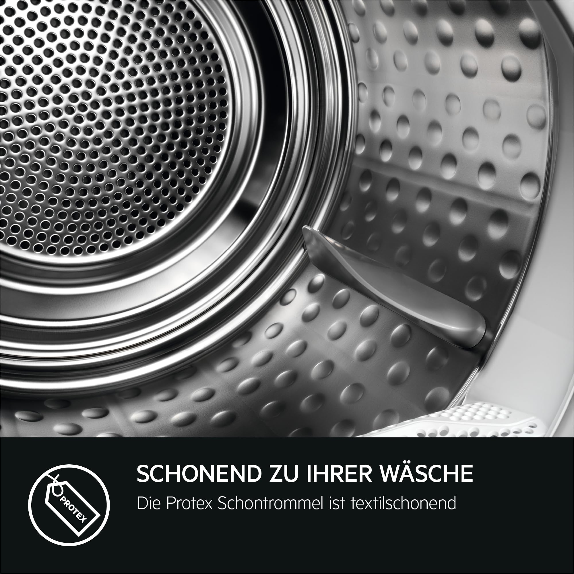 AEG Wärmepumpentrockner 8 kg Serie 8000 AbsoluteCare TR8AMZ68 C Energiesparend Trommelbeleuchtung Knitterschutz Schontrommel