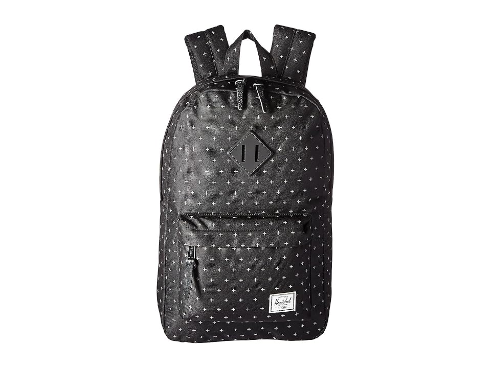 

Herschel Supply Co. Heritage Mid-Volume (Black Gridlock/Black Rubber) Backpack Bags
