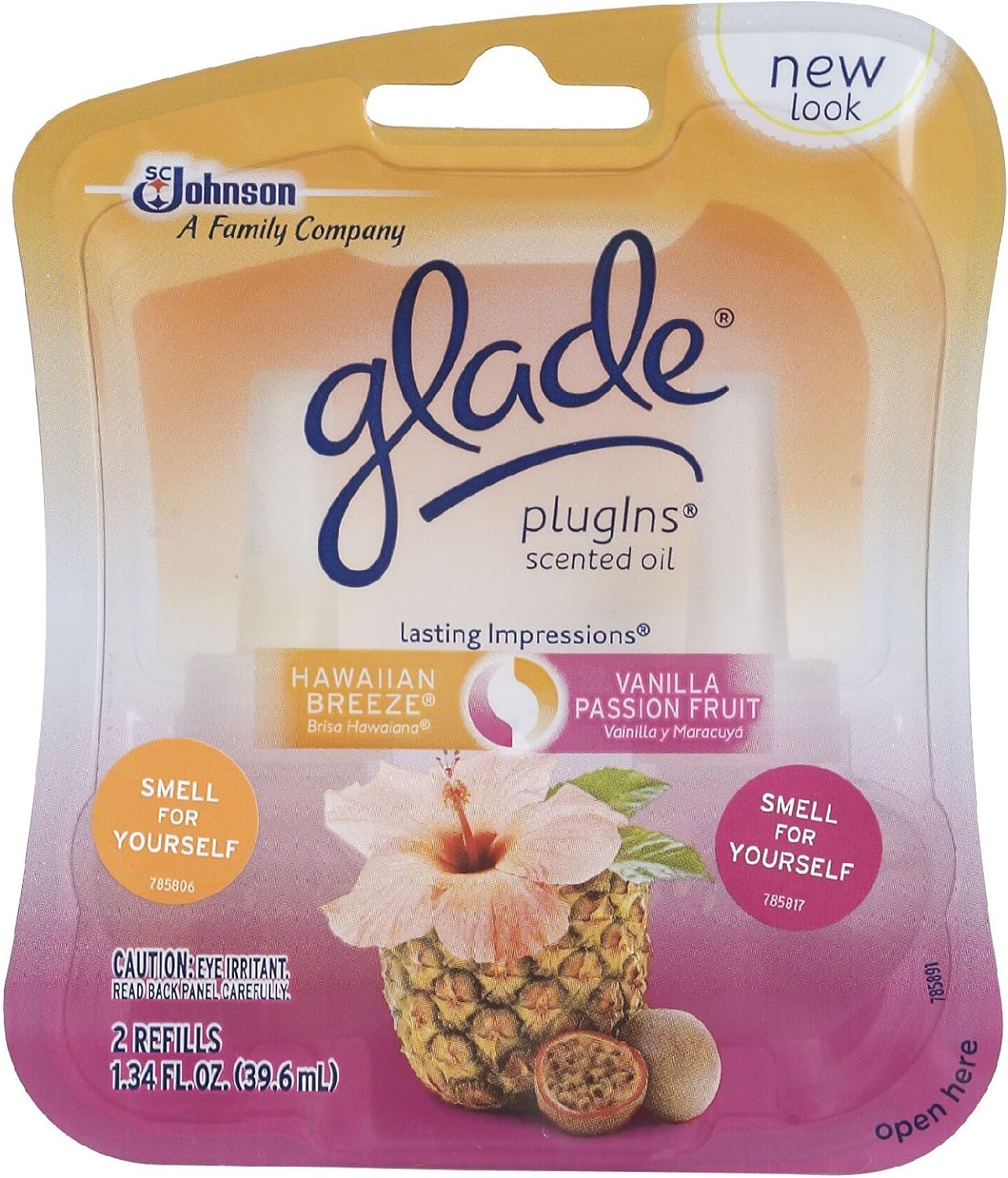 Glade 70498 Tropical Scents PlugIns Scented Oil Refills 2