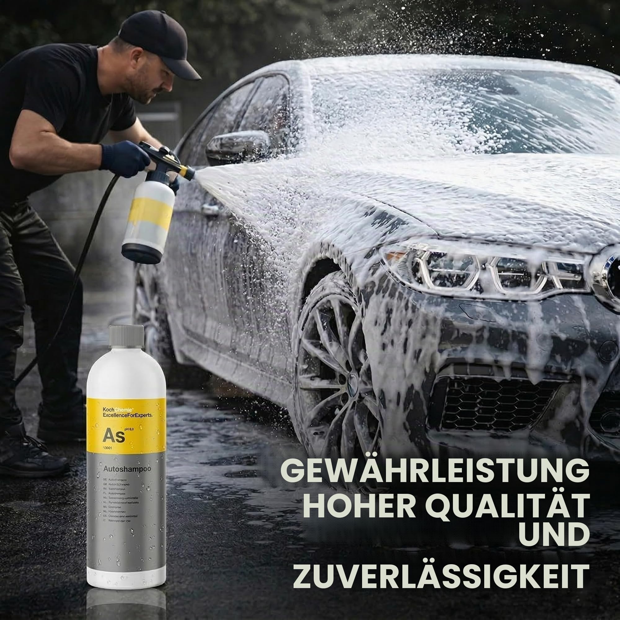 Koch Chemie Autoshampoo As 11 kg | 10,68 l | Kanister | Auto-Shampoo