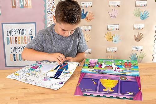 Miniatura 4 de Teacher Created Resources - Hojas de pegatinas reutilizables para disfrazarse de amigos de la moda