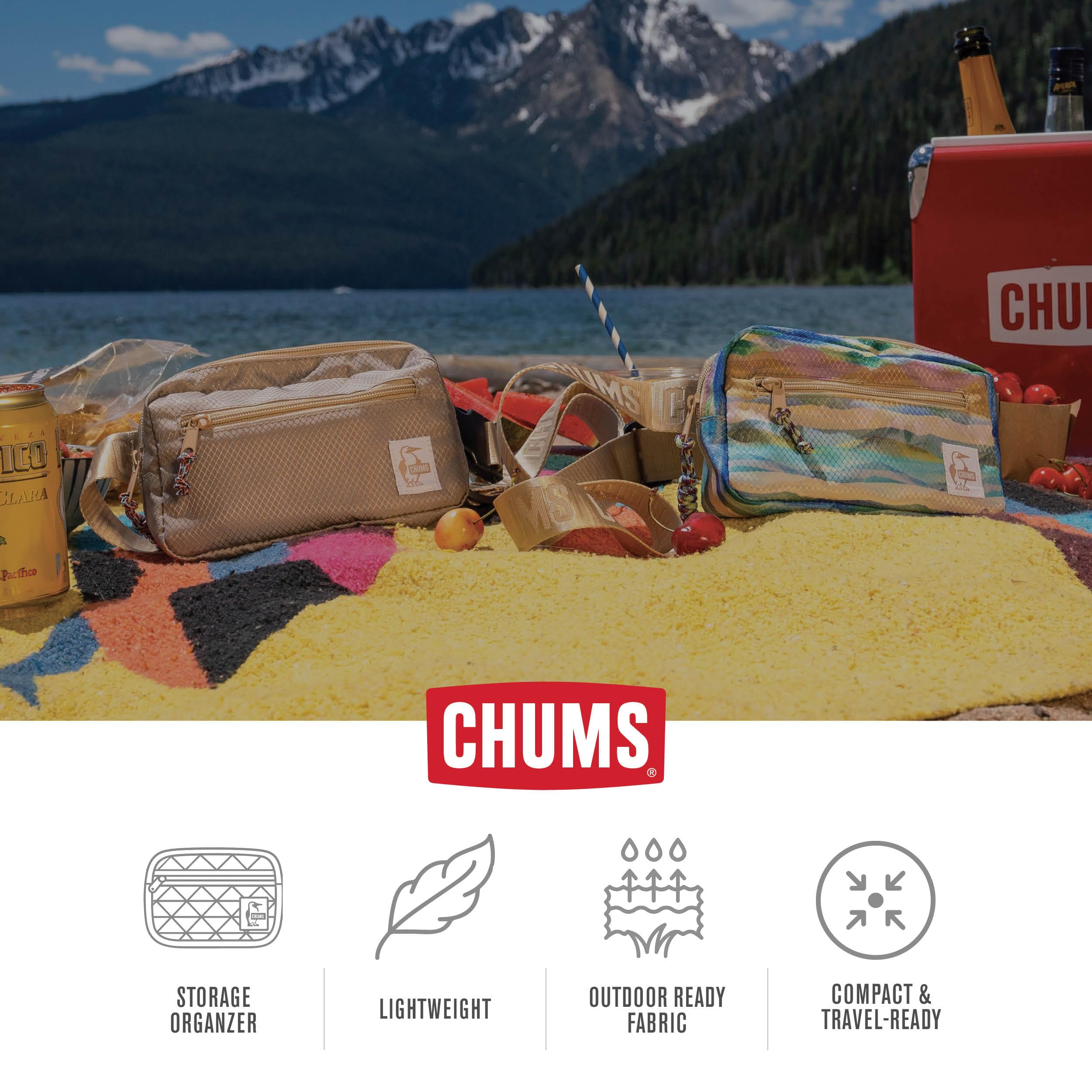 Snapklik.com : Chums Switchpack Waist Pack Lightweight 3-in-1 Crossbody ...