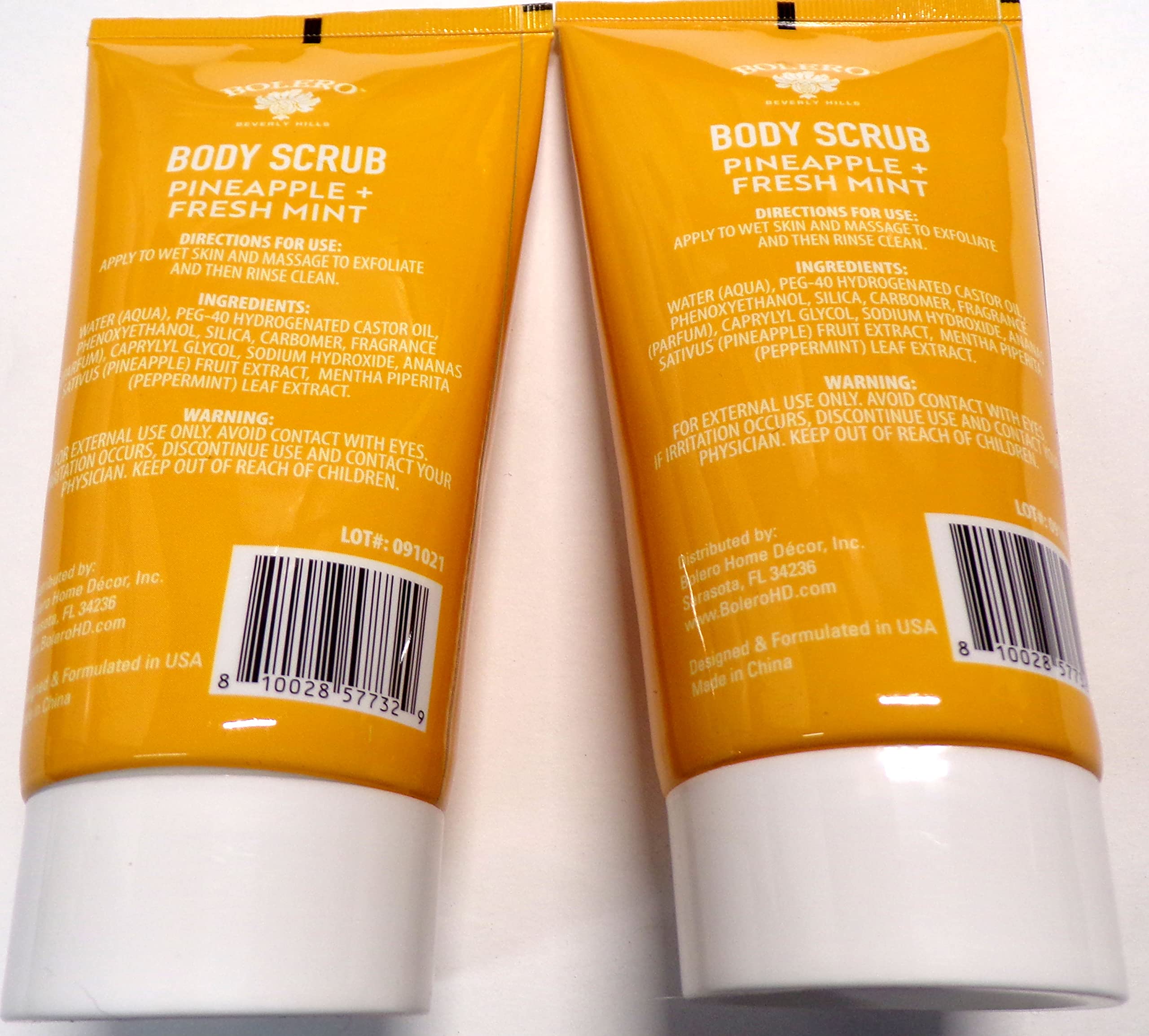 Body Scrub Pineapple & Fresh Mint Restore 5fl oz (147.8ml) (Set of 2 Pack)