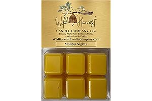 Malibu Nights Fragrant Beeswax Melts: Pure Relaxation