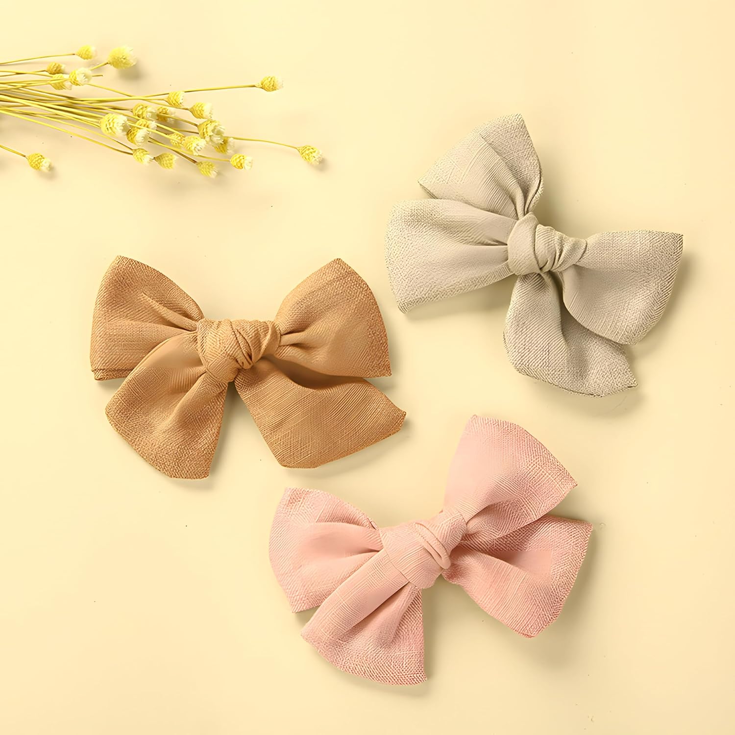 Baby Girl Hair Clips Set, 12 Pcs Hair Bows Barrettes Handmade Accessories Alligator Clip for Little Girls Babies Toddlers Child Kids Teens Gifts - Image 4