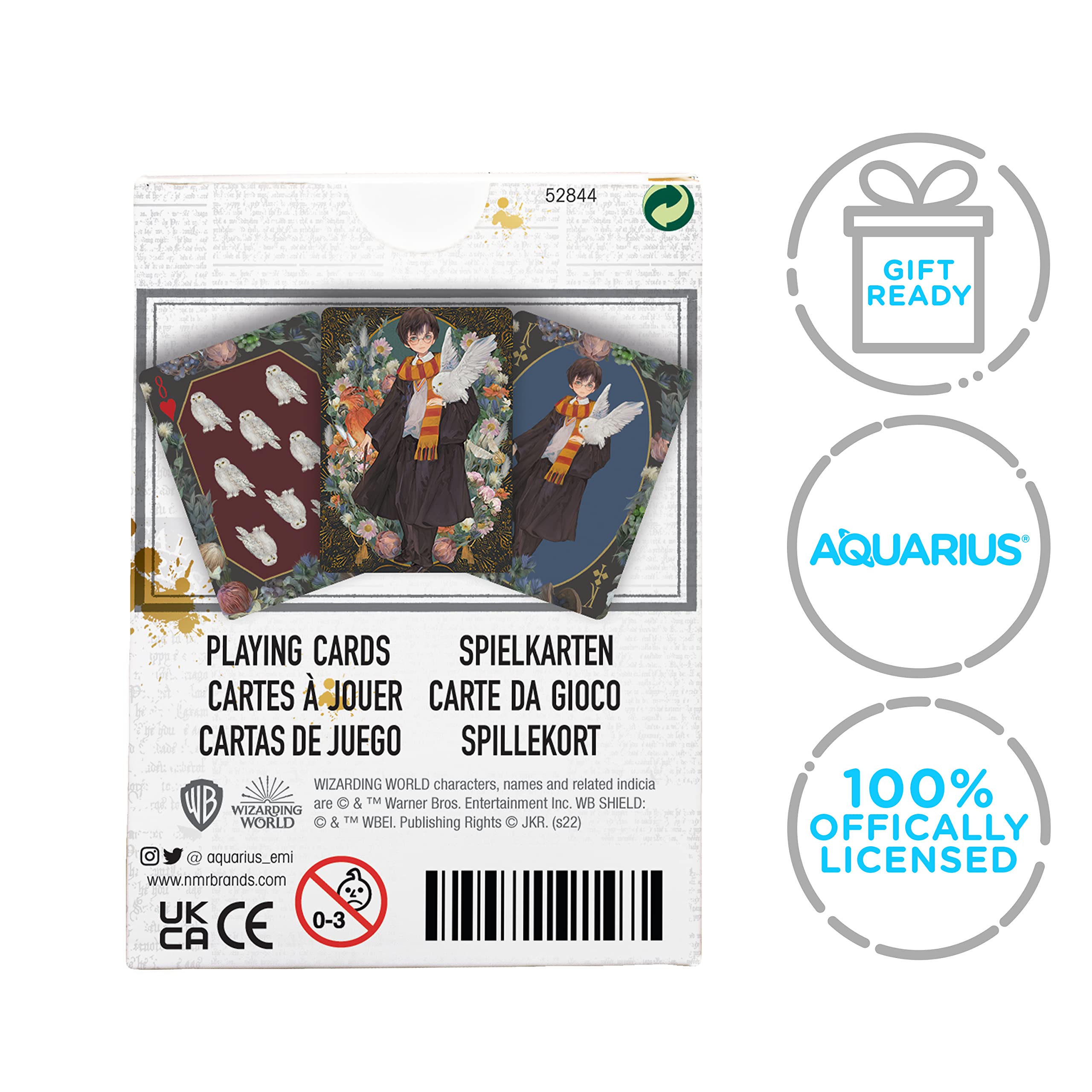 AQUARIUS Harry Potter Playing Cards - Harry Potter Themed Deck of Cards for Your Favorite Card Games - Officially Licensed Harry Potter Merchandise & Collectibles, Brown, White, Orange, 2.5 x 3.5 - Image 7