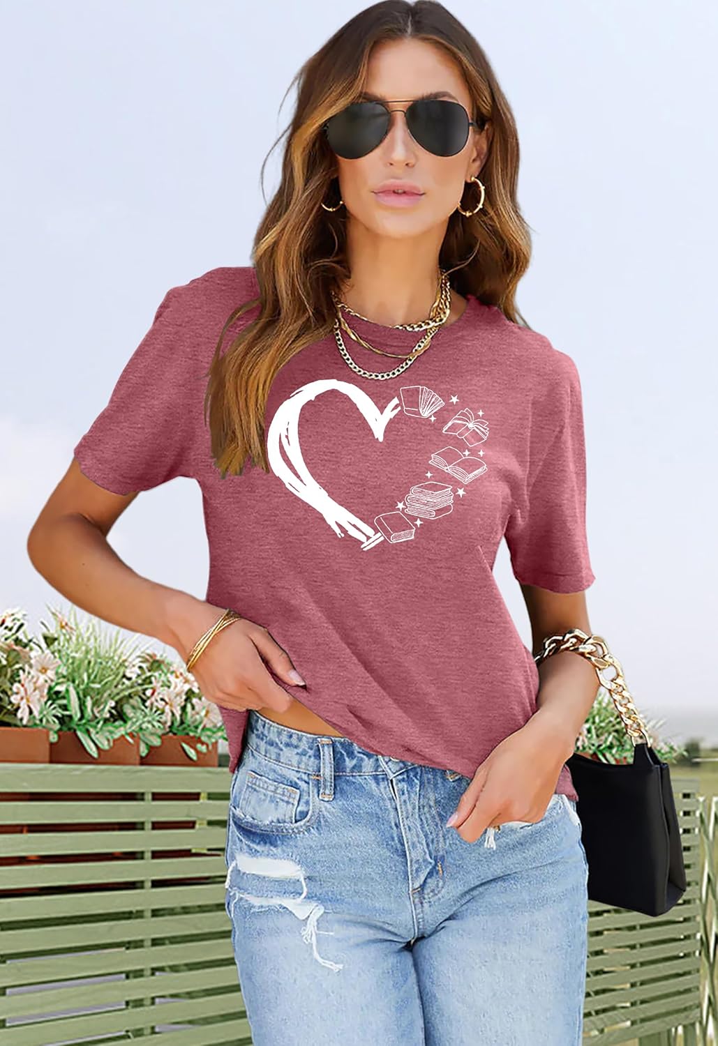 Teacher Shirts Women: Funny Teach Graphic T-Shirt Vintage Teaching Life Casual Short Sleeve Tees - Image 3