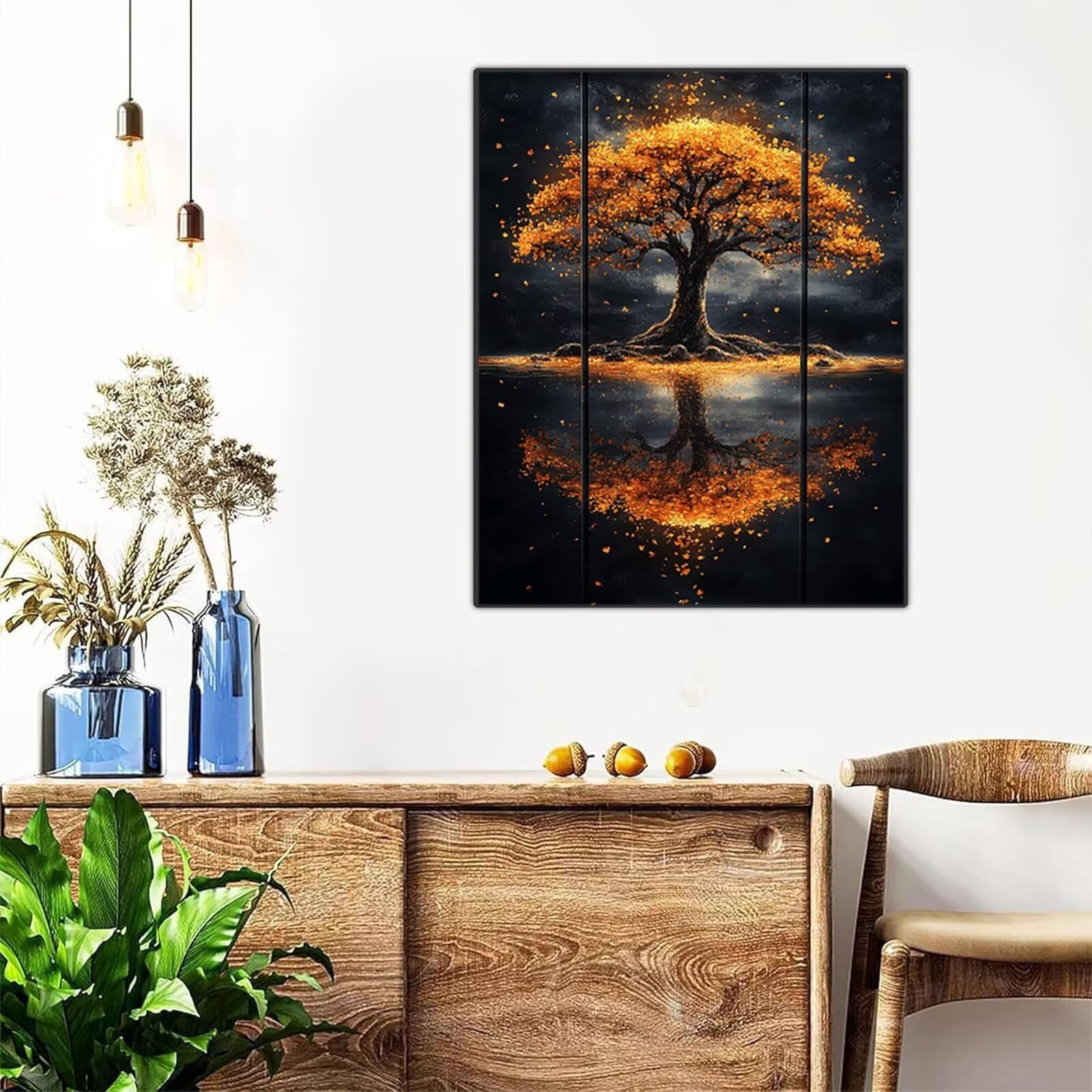 Diamond Painting áRbol Cuadros Decoracion Salon Modernos 80x60 cm ZXSH7489
