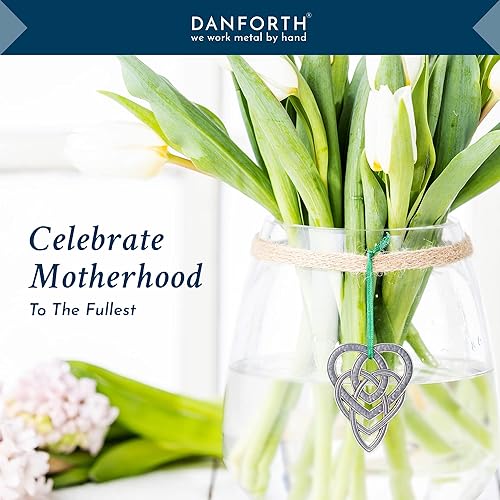 Miniatura 4 de DANFORTH - Adorno de peltre con nudo de maternidad - 1 34 pulgadas de ancho - Hecho a mano en los Estados Unidos
