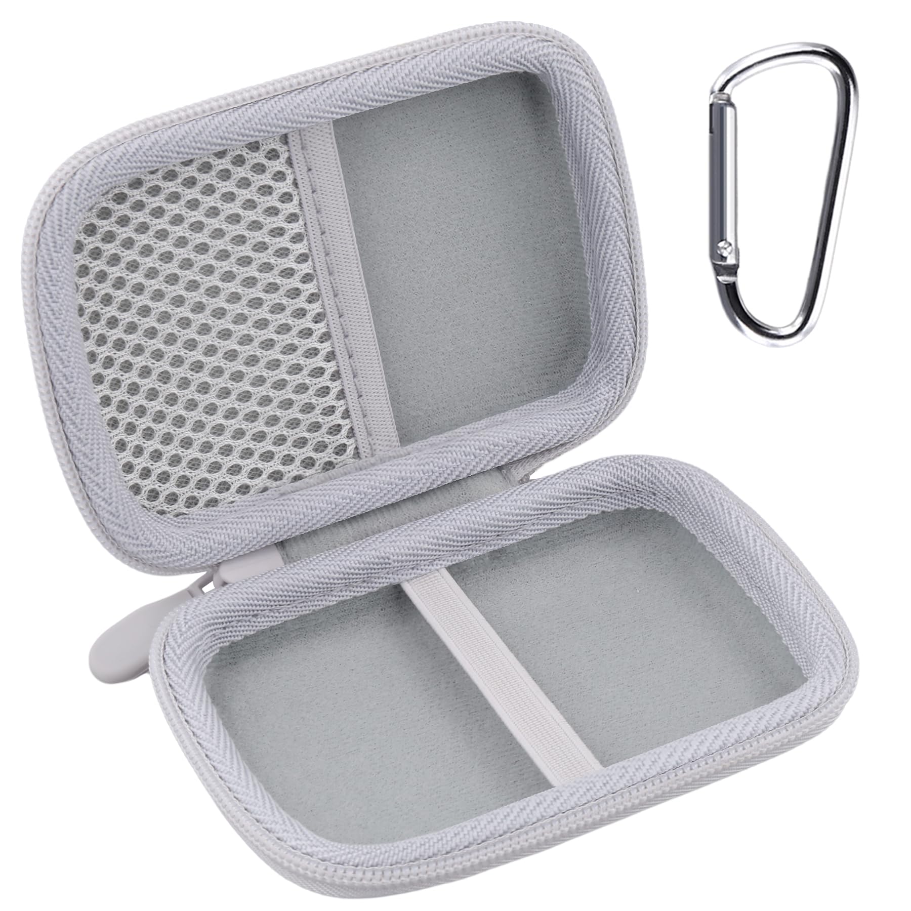 Khanka Case Compatible with PLAUD Note Pro/PLAUD Note AI Voice Recorder,Protective Storage Cover for PLAUD Note Pro/PLAUD Note AI Audio Recorder with Carabiner Clip,Case Only (White)