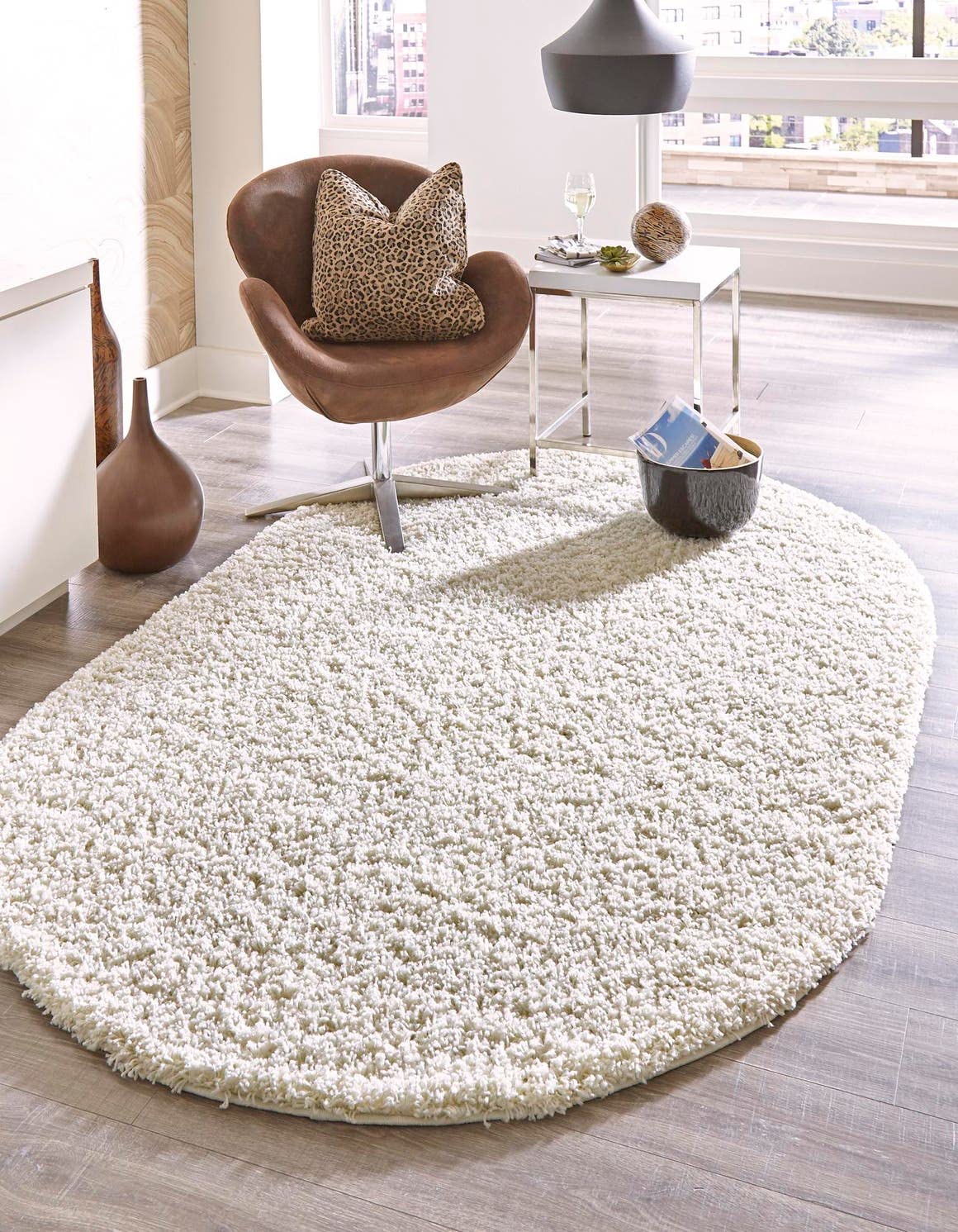 Amazon.com: Unique Loom Solid Shag Collection Area Rug (3' 3