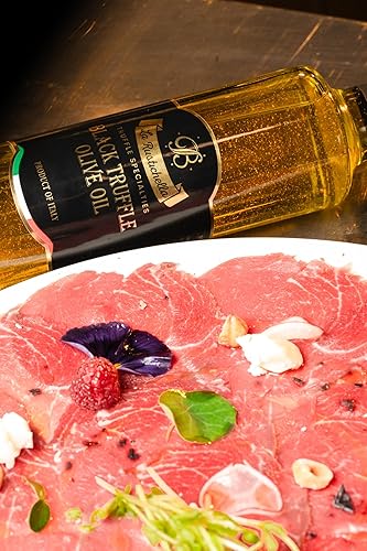 Miniatura 3 de La Rustichella - Aceite de oliva de trufa negra pequeño - (3.4 fl oz, 3.38 fl oz) - Vegano, sin gluten, sin colesterol