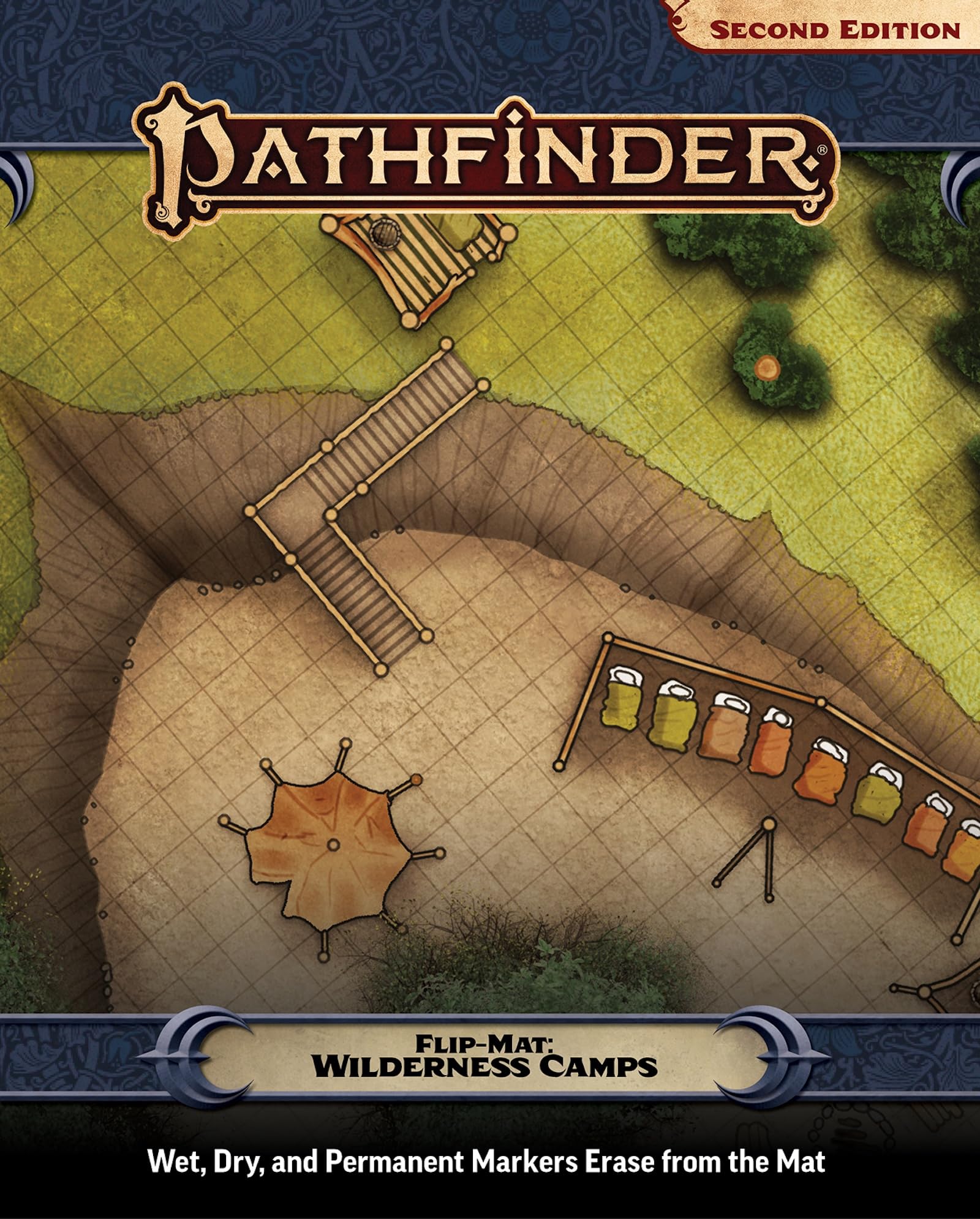 Pathfinder Flip-Mat: Wilderness Camps