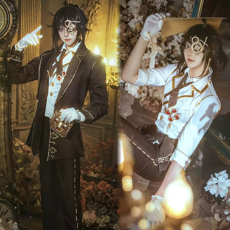 U*a様 第五人格 囚人 ルカバルサー 通常衣装＆ウィッグフルセット Amazon.co.jp: コスプレ衣装 ウィッグ、髪飾り、ヘッドホン付き