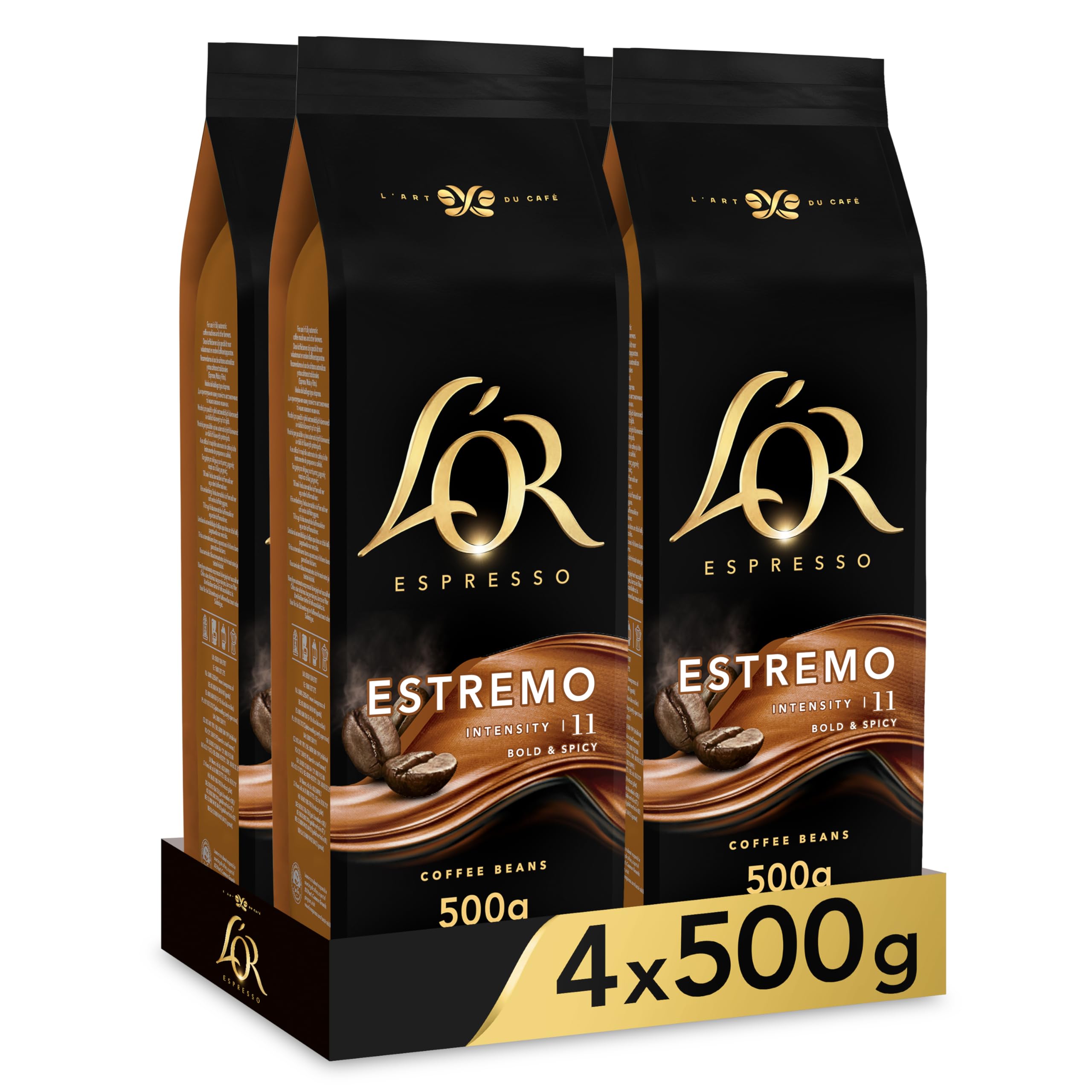 L'OR Espresso Café Grano Estremo Intensidad 11 4x500 gr