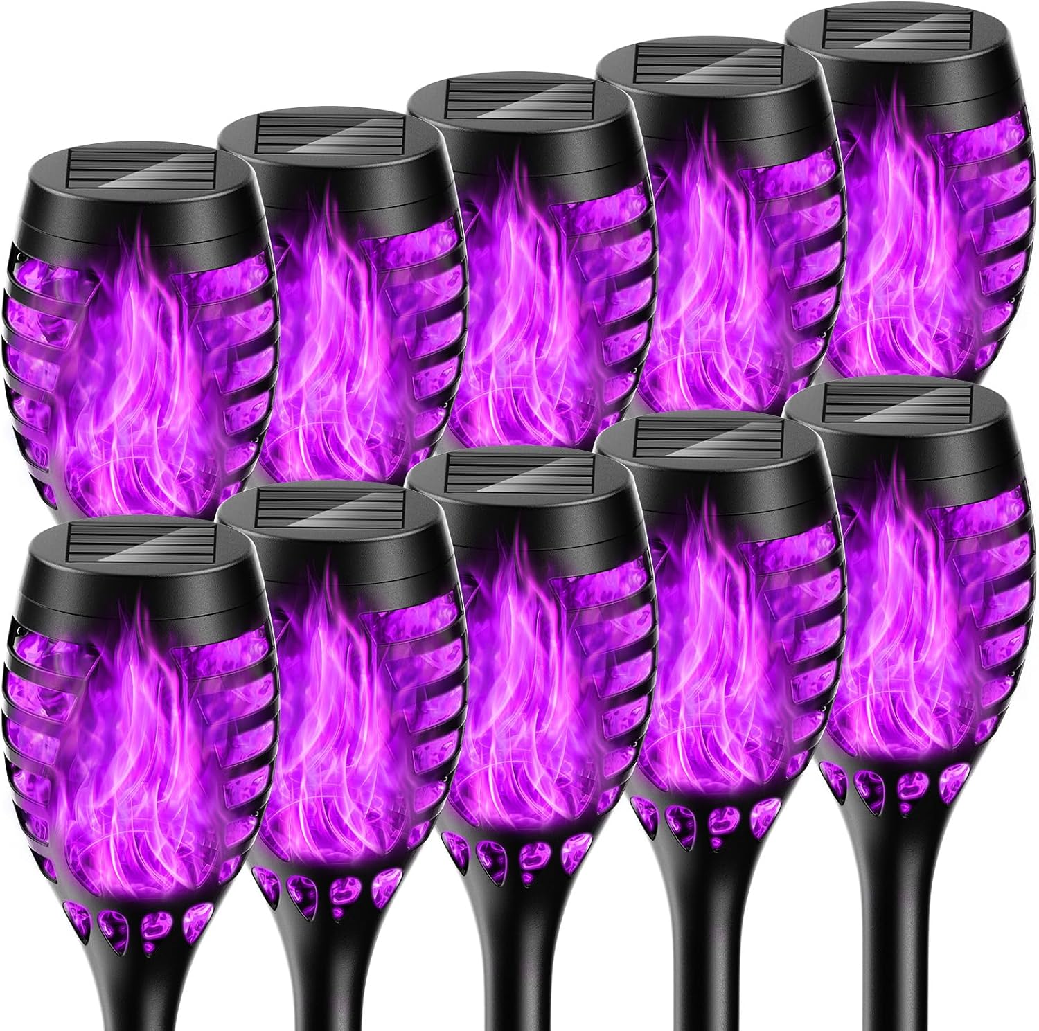 Outdoor Halloween Decorations, 10 Pack Bright Solar Halloween Lights