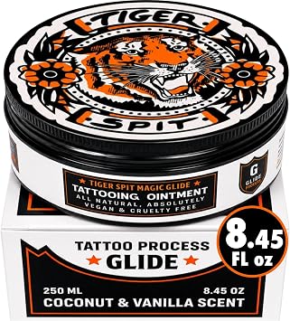 Tattoo Glide, Professional & Vegan Tattoo Balm for Cruelty-free Tattooing, 200ml