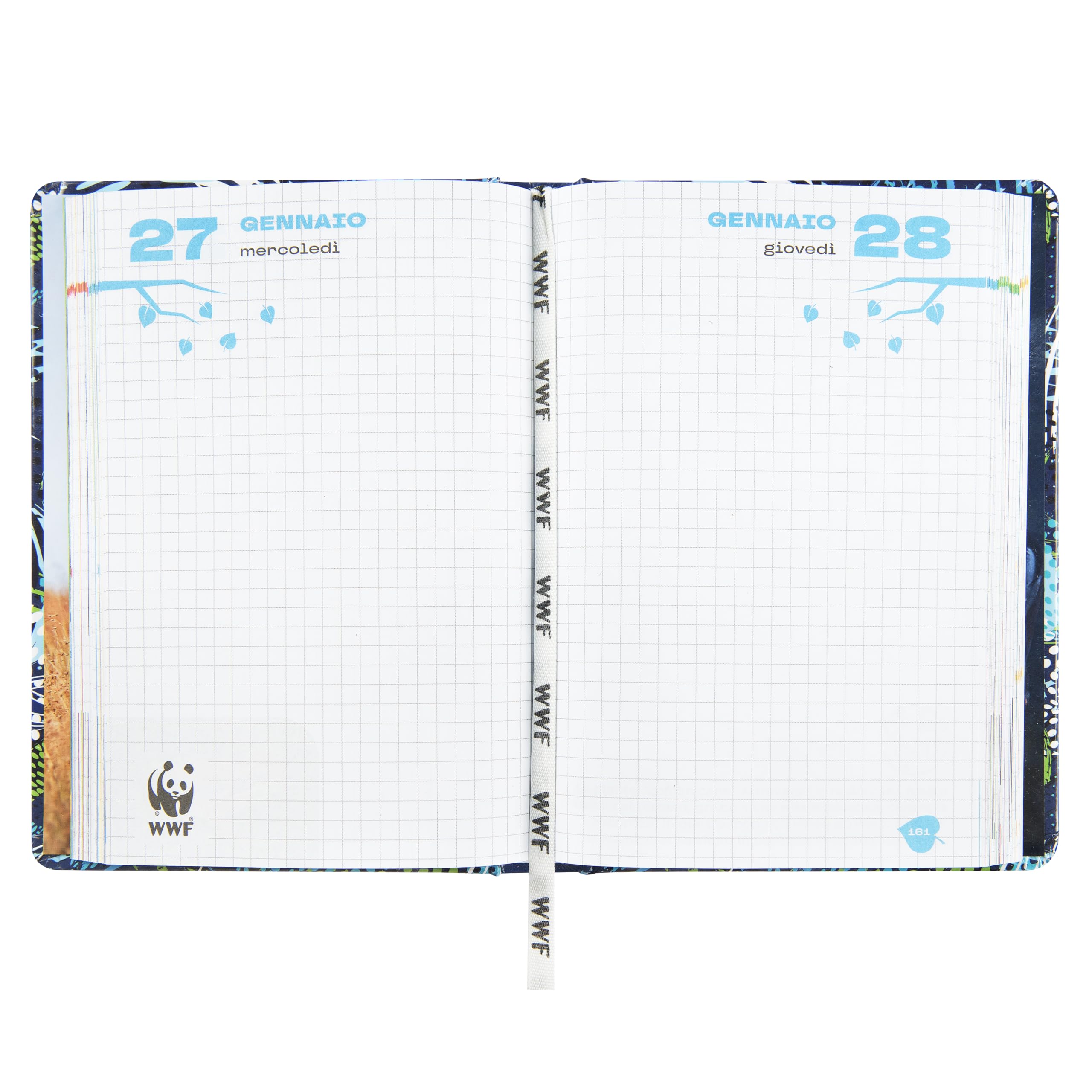 WWF Diario Scuola 2026-2027 Ufficiale, Diario Scolastico Copertina Rigida 352 Pagine 13 x 17,8 cm