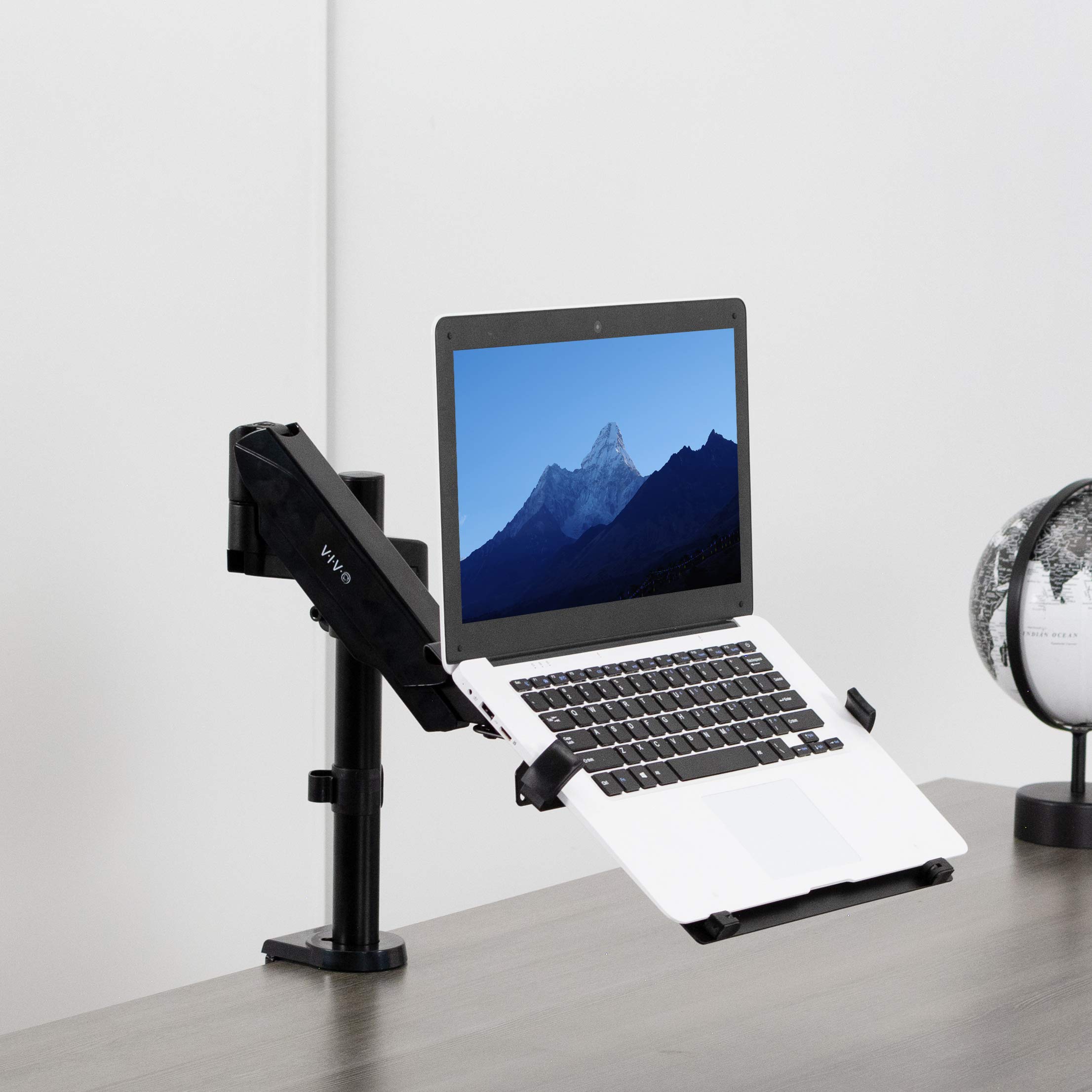 VIVO Universal Adjustable 10 to 15.6 inch Laptop Holder Desk Mount