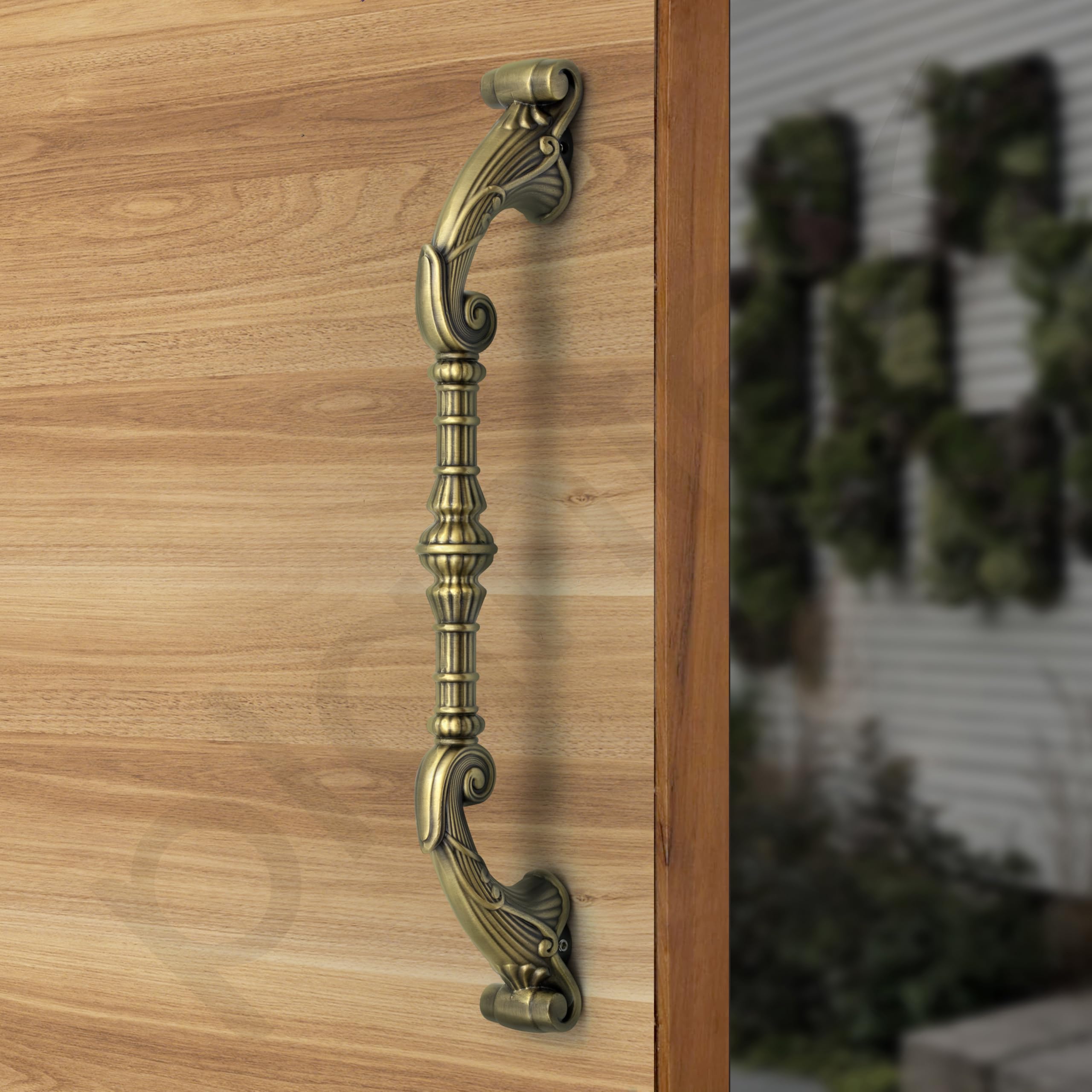 Plantex 14 Inch Main Door Handle/Pull-Push Door Handle/Handle for Main Door/Door Accessories - Pack of 1 (Brass Antique) — Amazon image 5