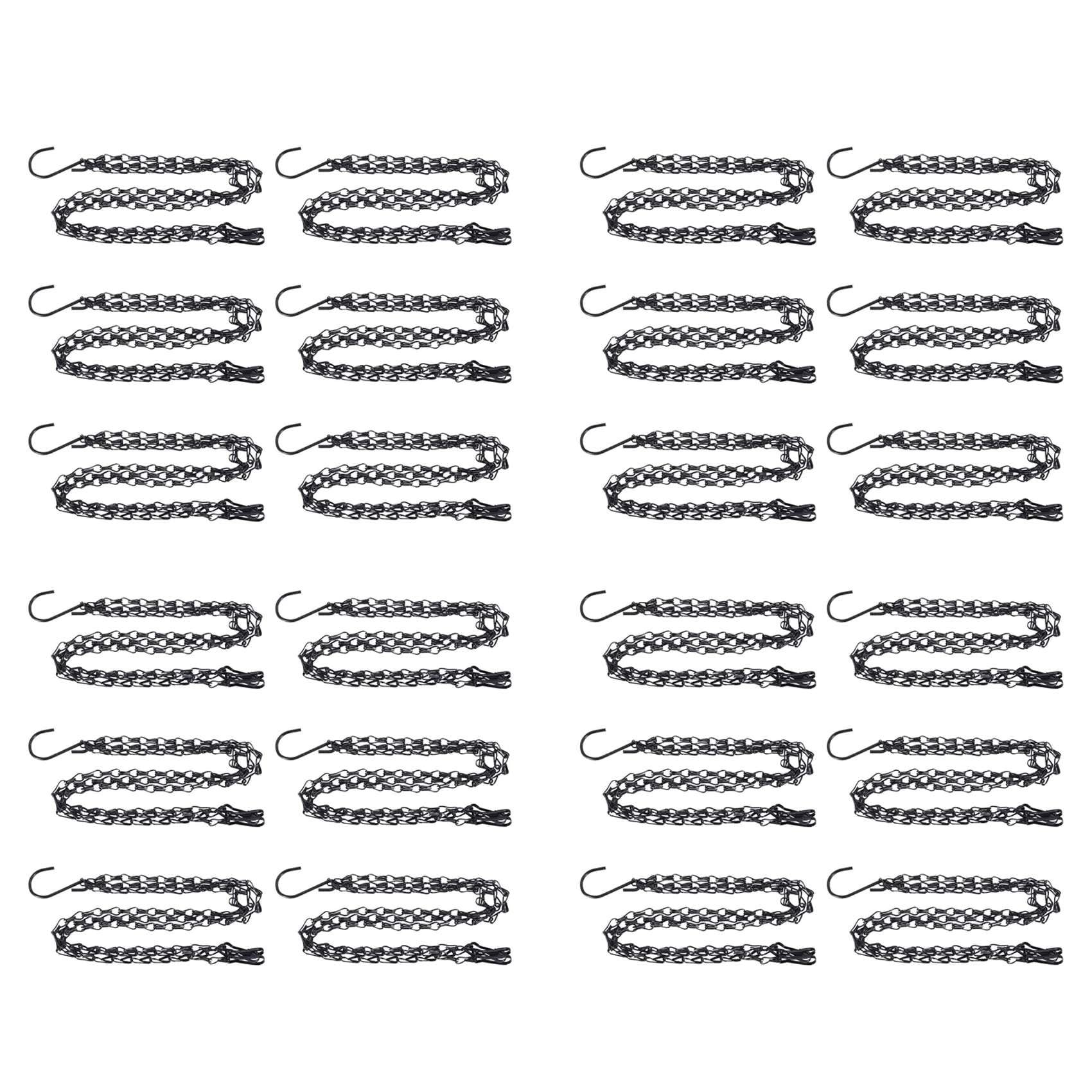 Chaînes Suspendues Heavy Duty 50cm - Lot de 24 pour Suspensions de Jardin