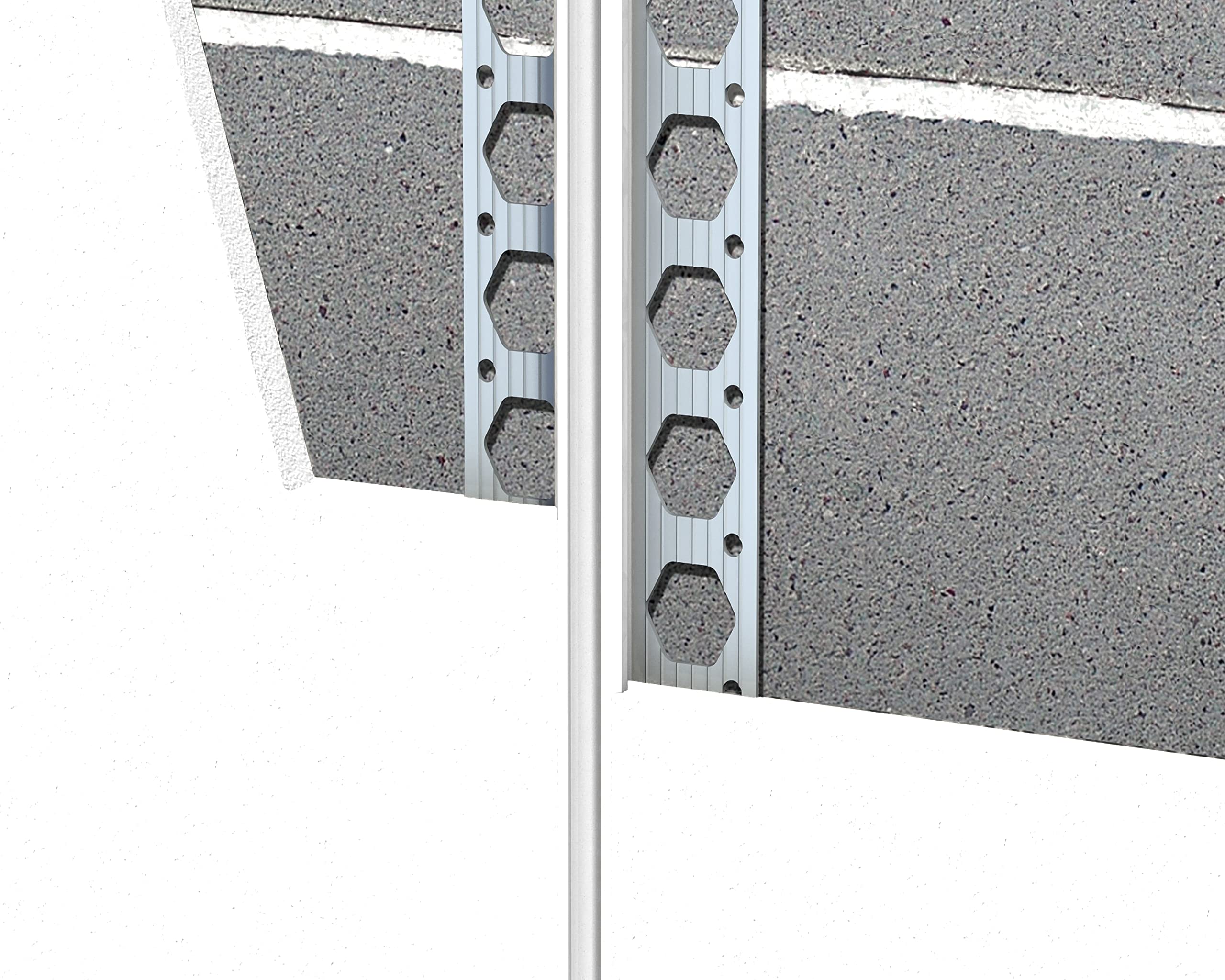 Protec Render Supplies White Protec Premium Pvc Expansion/Movement Bead 10Mm - 2.5M Length - 10 Pack