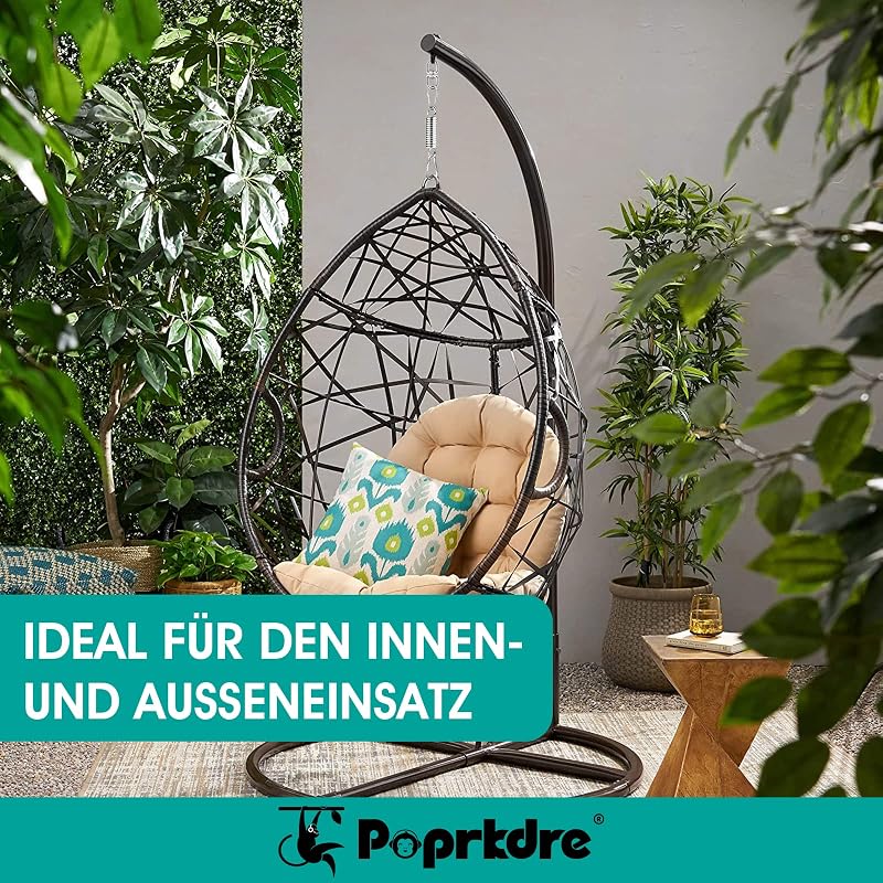 Poprkdre Rugós Függőfotel Karabinerrel Acél Rugóval