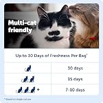 PetSafe ScoopFree Premium Blue Crystal Litter, Superior Odor Control - Low Tracking for Less Mess - Lasts Up to 1 Month (2 Pack of 4.3 Lb Bag)
