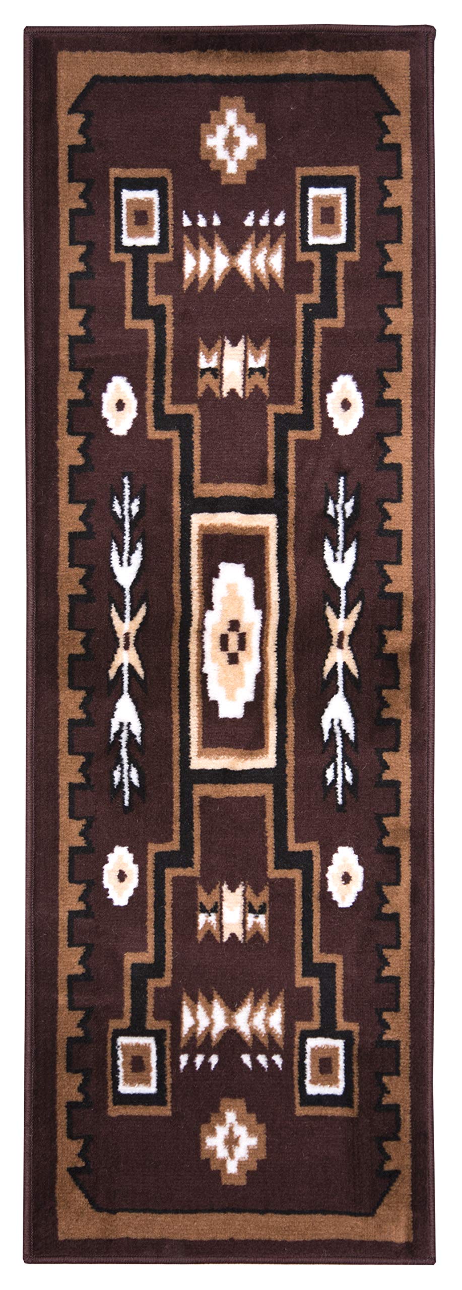 Carpet Galore Stylish Modern Design Bedside Runner Carpet Carpet for Home Brown Color Available Size :- 50 x 150 cm (1.6 x 5 Feet)