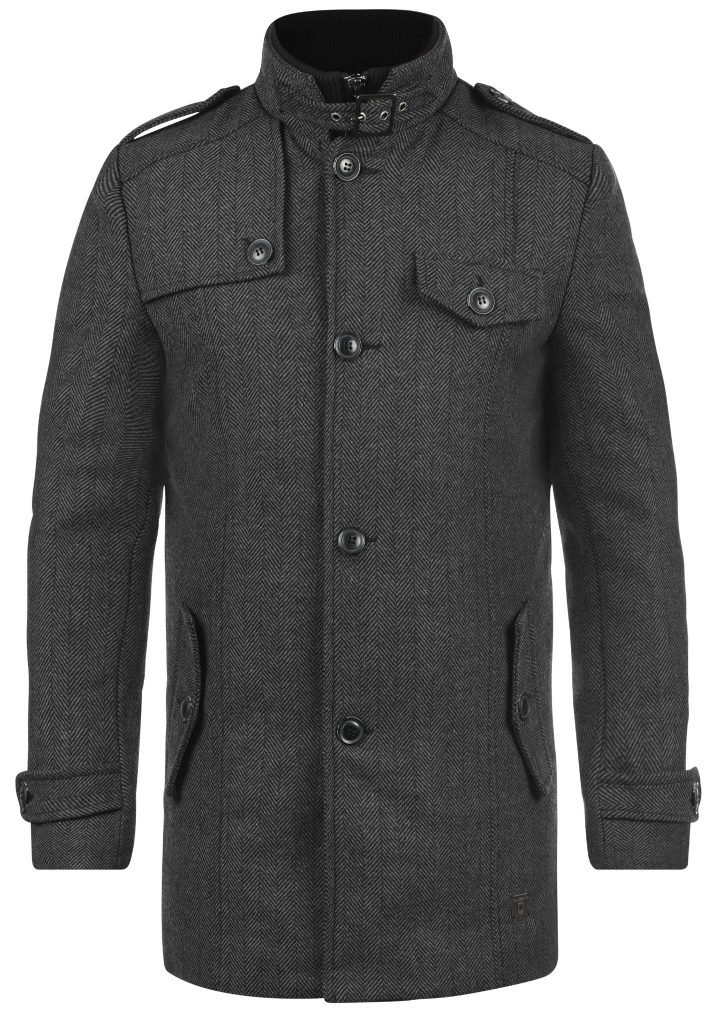 Indicode IDBrandan Herren Wintermantel Wollmantel Winterjacke