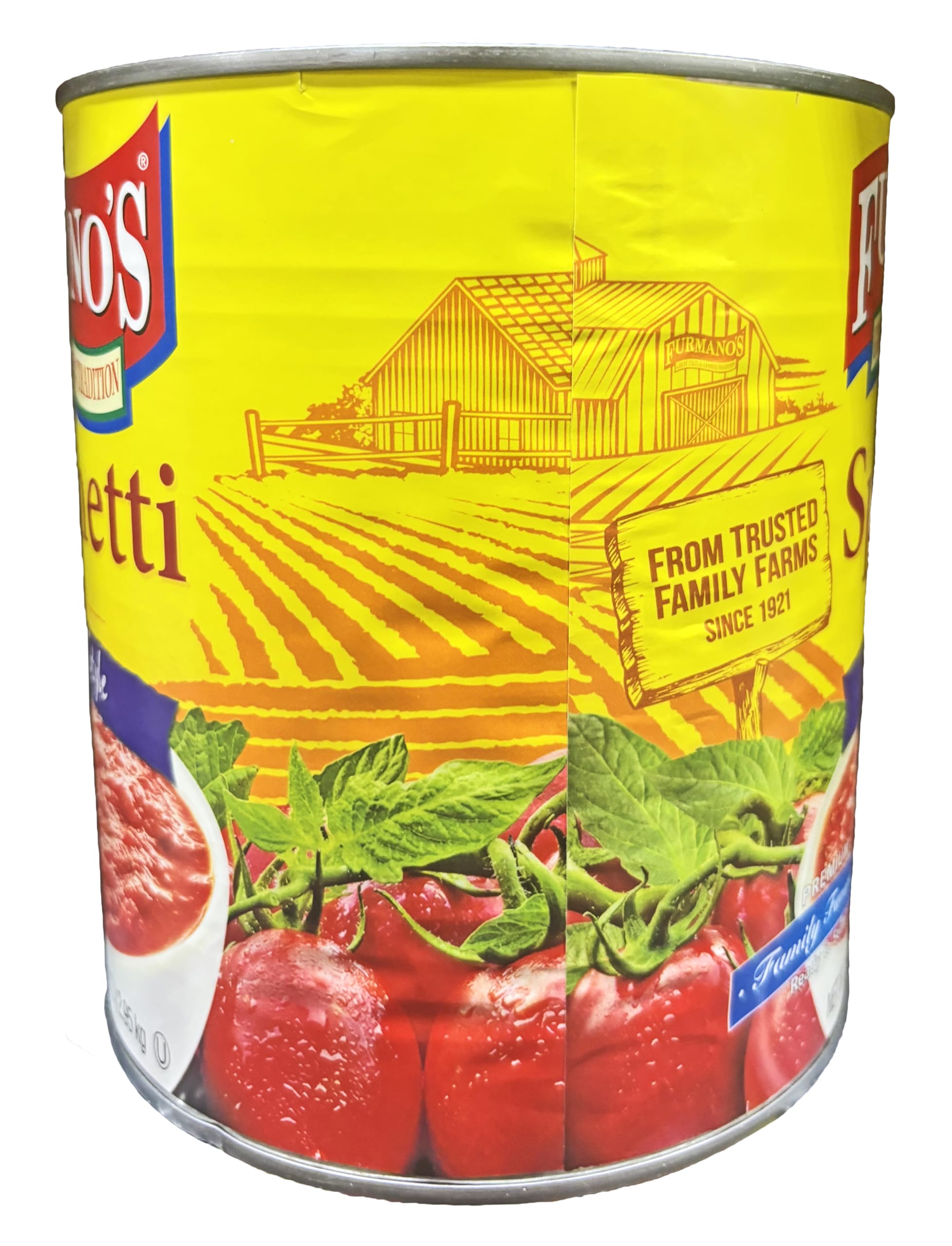 Furmano's Spaghetti Sauce | Chunky Style | Kosher | 6.5 lbs.