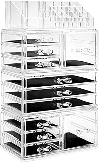 Casafield Organizador de maquillaje cosmético...