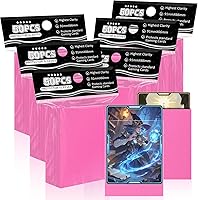 Vista 13 de Fundas para tarjetas de color azul nocturno aptas para MTG, 300 piezas de ajuste perfecto, fundas estándar para tarjetas de intercambio, tarjetas